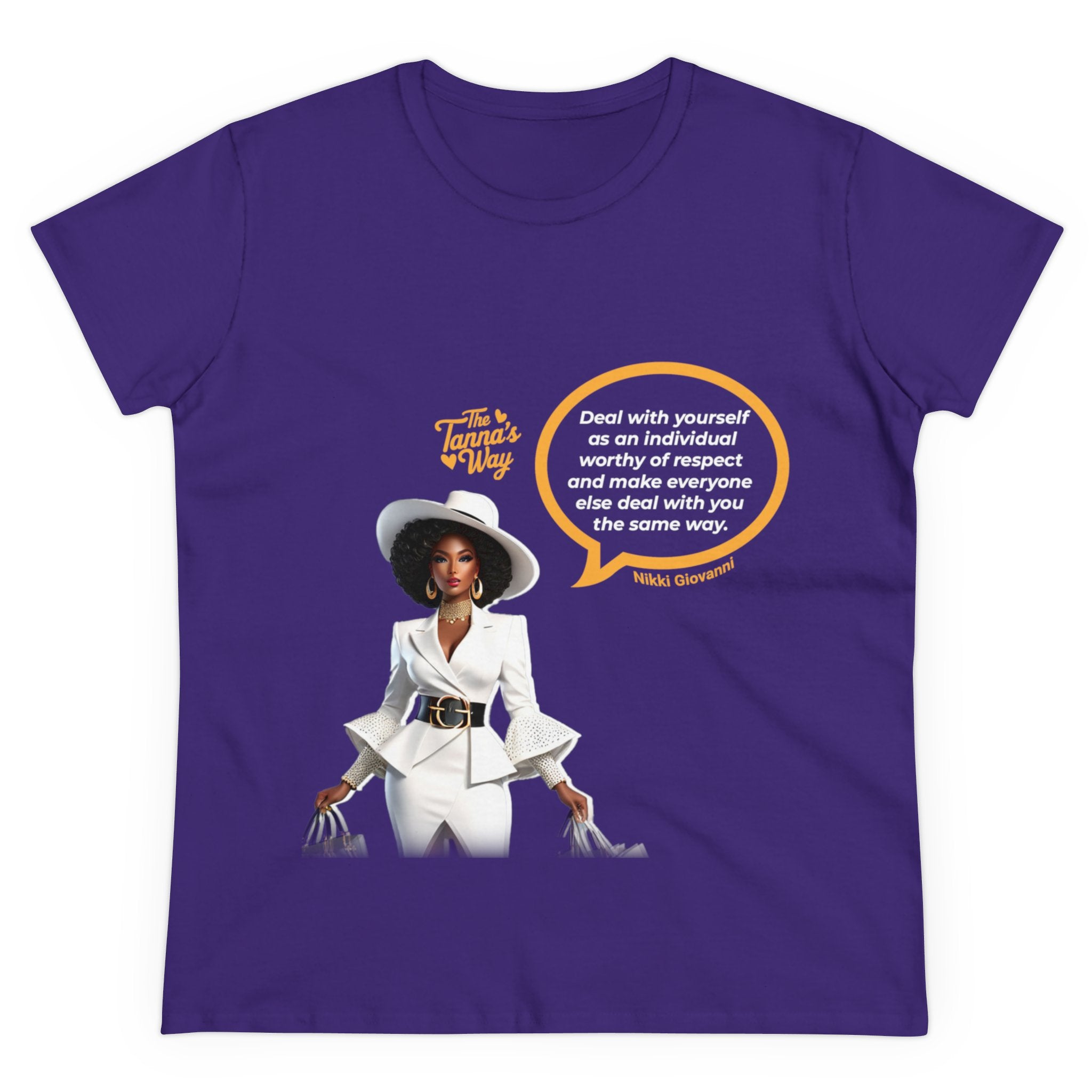 Nikki Giovanni Women's Midweight Cotton Tee